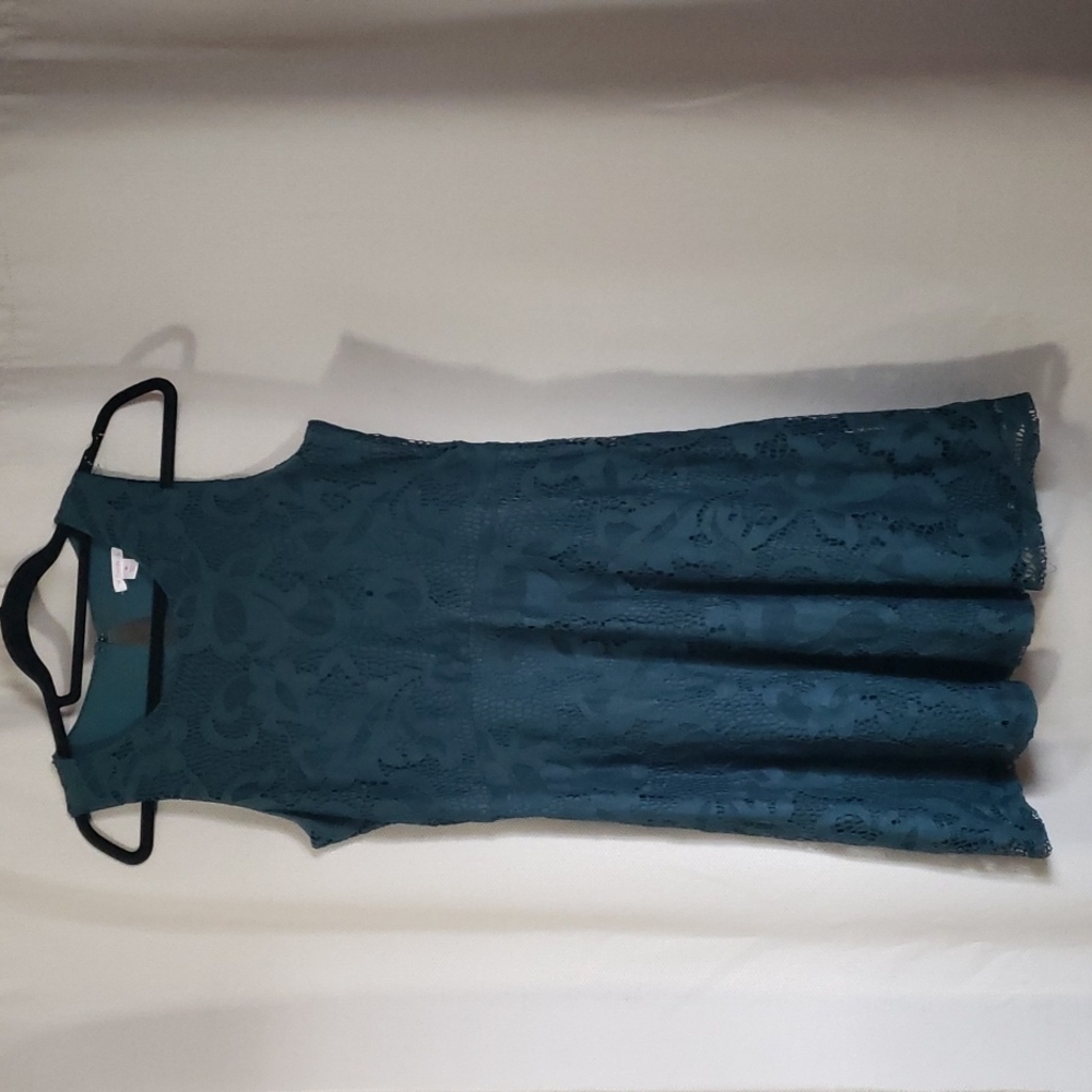 Xhilaration Teal Lace Dress